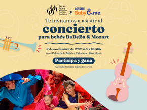 Concierto para bebés en Palau de La Musica Concierto para bebés en Palau de La Musica