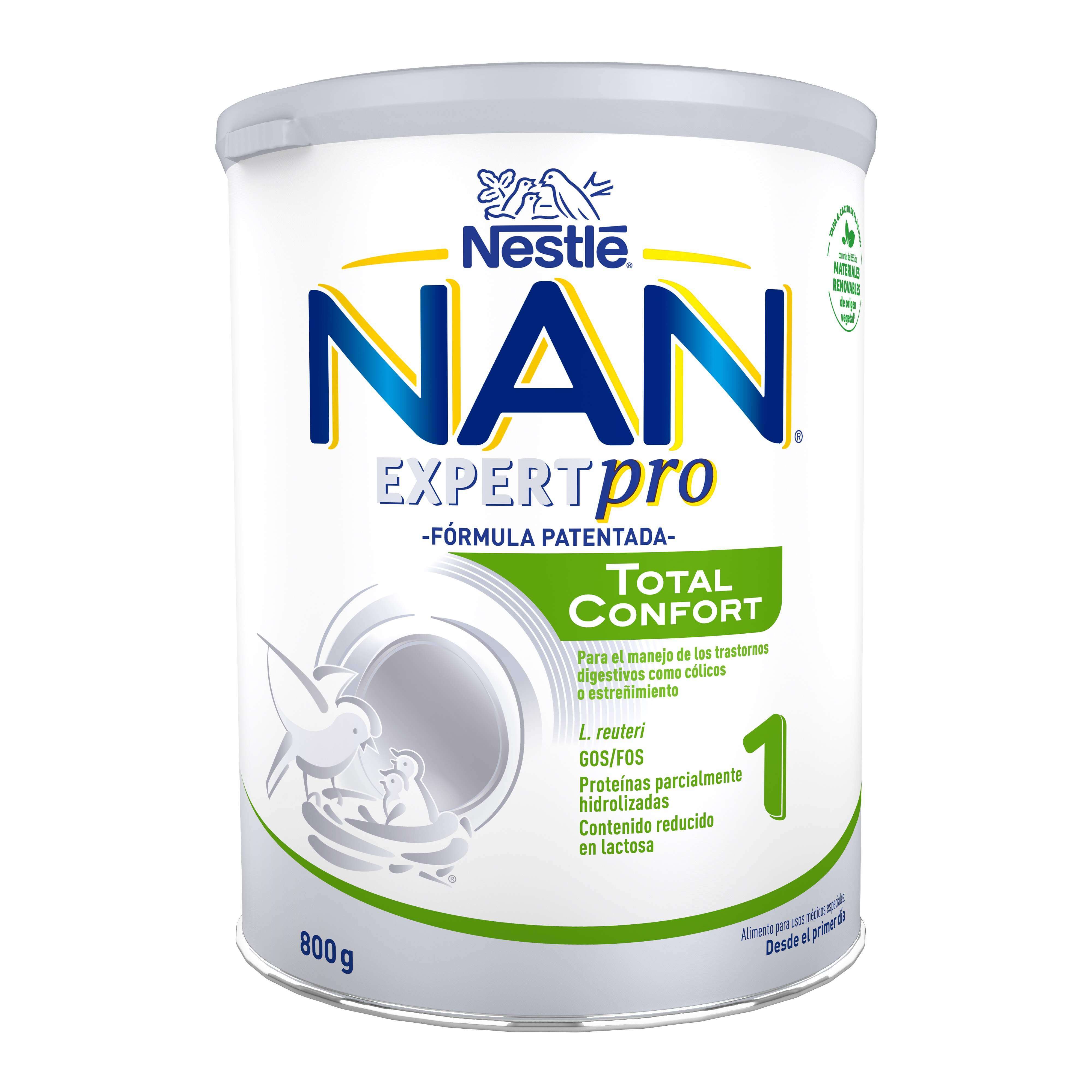 Nestlé Nan Expert Pro Total Confort 1 800g anti cólicos anti