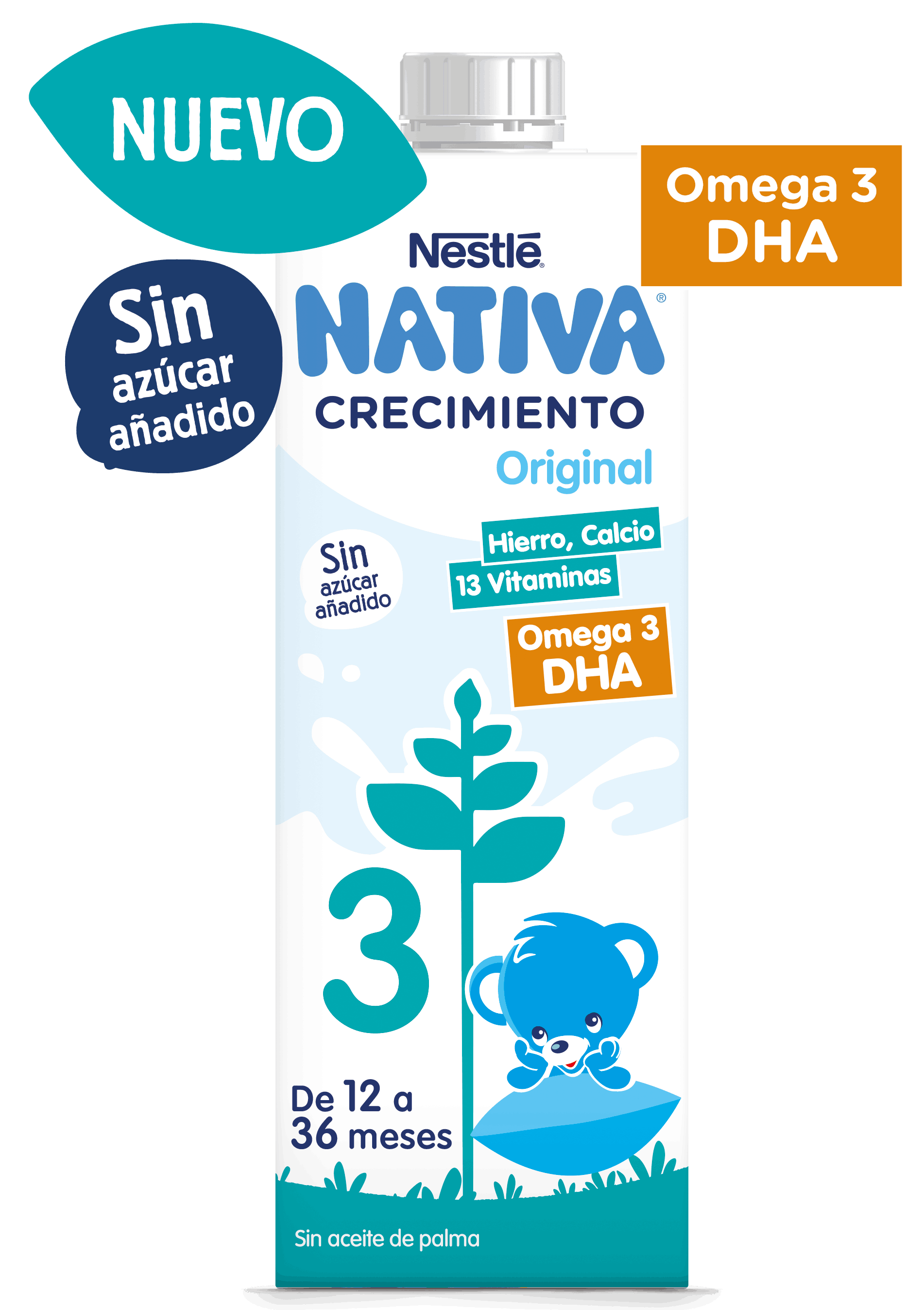 NATIVA 3 Growth Cereals 1L Nestlé