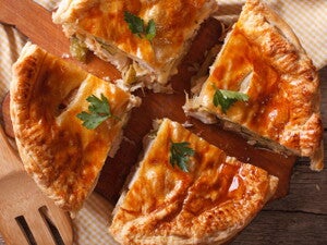 Mini-pastel de carne con verduras