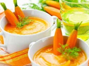 Puré de zanahorias y frutas Puré de zanahorias y frutas