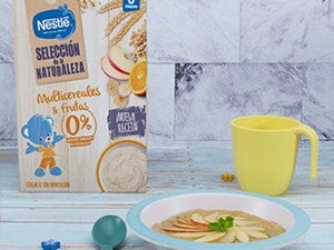 Papilla de cereales y multifrutas