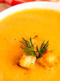 Puré de calabacín y tomate Puré de calabacín y tomate