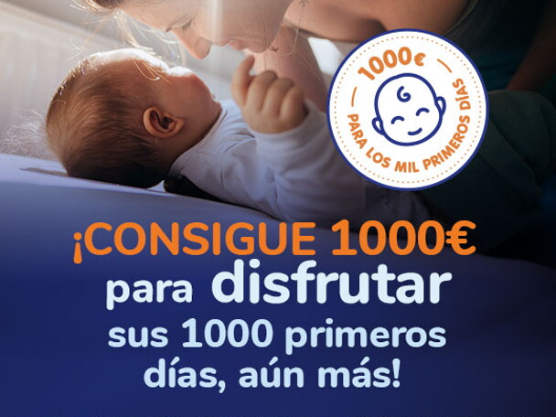 ¡Consigue 1000€ para los 1000 primeros días