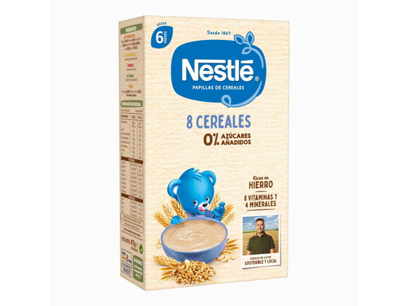 Nestlé Papilla Cereales Maíz y Arroz sin Gluten 240g