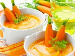 Puré de zanahorias y frutas Puré de zanahorias y frutas