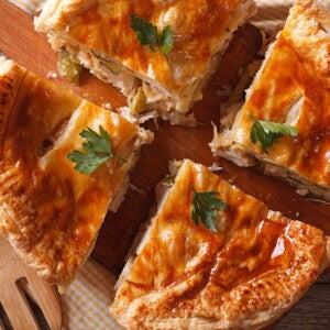 Mini-pastel de carne con verduras Mini-pastel de carne con verduras