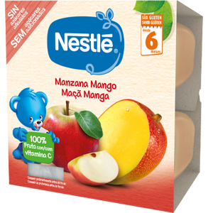 Purés Nestlé Tarrina Manzana y Mango