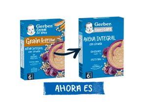 Gerber expertcare avena integral con ciruela