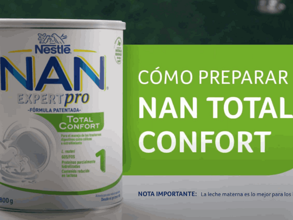 NAN Nestlé Total Confort 1 Fórmula en Polvo para Bebés, 3 x 800g :  : Alimentación y bebidas