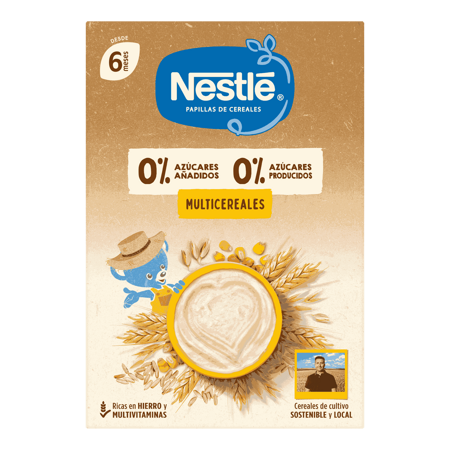 Nestlé Papillas 0%0% Multicereales