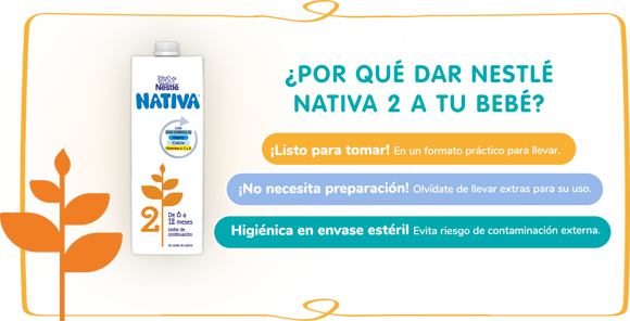 Nestlé NATIVA 2 Leche De Continuación 2 para bebés a partir de los 6 meses.  Caja de 1,2kg. : .es: Alimentación y bebidas