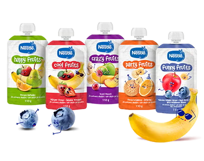 Purés de fruta NESTLÉ para grandullones