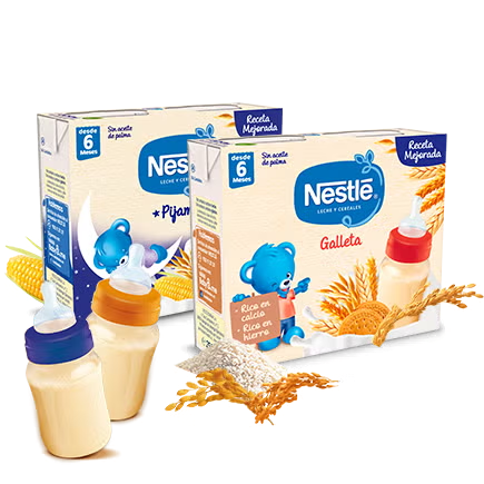 Nestlé Leche y Cereales en Brik para bebés 