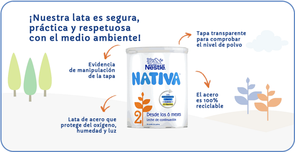 Nestlé Nativa 2 leche de continuación 1200g Farmacia y Parafarmacia Online