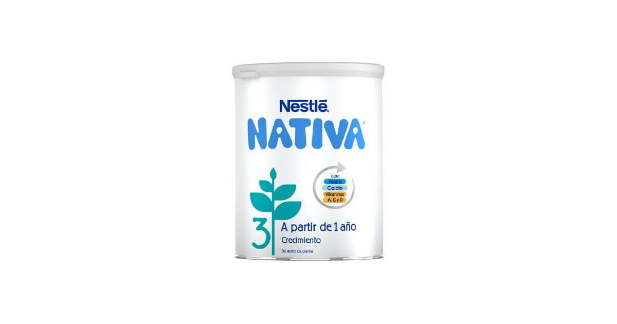 Nativa Nestlé Nativa Leche (3) de crecimiento en polvo, a partir