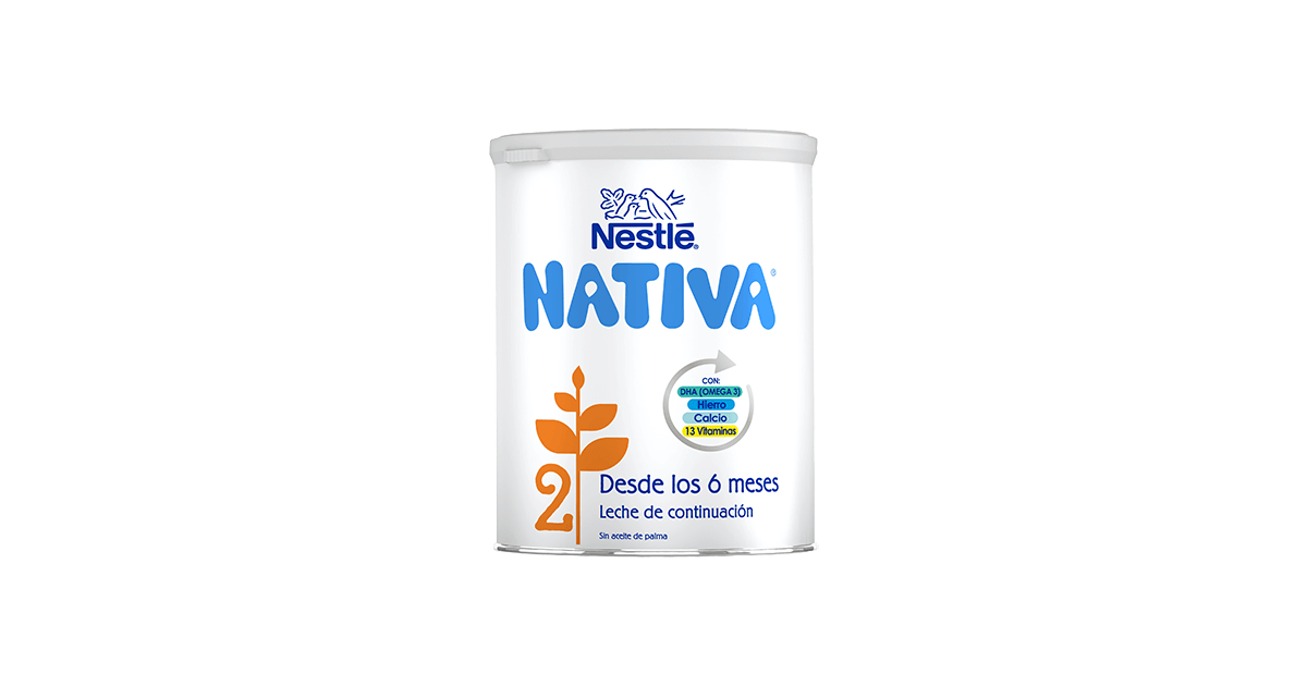 Nestlé Nativa 2- Leche de continuación liquida para bebés a partir